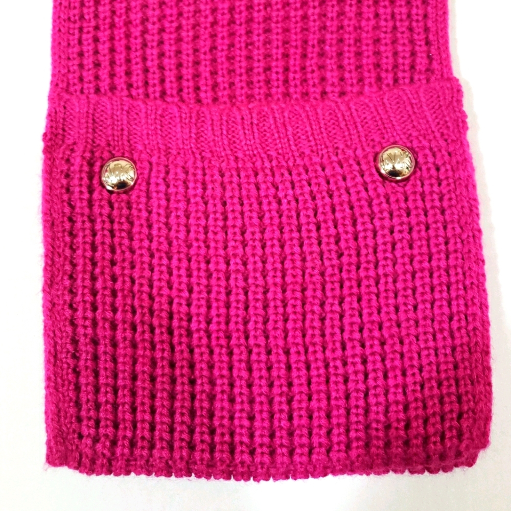 Michael Kors scarf with pocket on pink - Picture 4 of 16